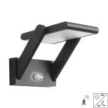 LED Wandlamp Solar Antra - 1,6W - 150Lm - 3000K - Sensor - IP54 | MP230047