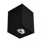 Opbouwspot Gord1 - Vierkant - Zwart - Kantelbaar - 96x96x125mm | MP320009 | <ul class="list-style -check">
<li>GU10 (230V)</li>
<li>Aluminium behuizing</li>
<li>Kantelbaar/Draaibaar</li>
</ul>