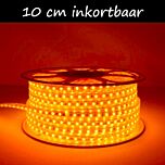 LED Strip 230V - Oranje - Inkortbaar per 10 cm - IP65