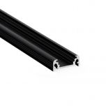 LED Strip Profiel Surface10 - Aluminium Zwart - Opbouw - 20x8mm - 1 meter | MP350003Z1