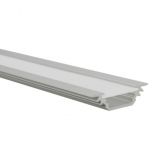 LED Strip Hoekprofiel Trio10 - Aluminium - Opbouw -25x6,8mm - 1 meter | MP350005A1