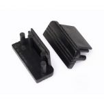 Einddop voor LED strip profiel Surface10 Zwart - Opbouw (2 stuks) | MP350040Z