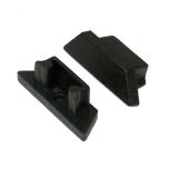 LED Strip Profiel Einddop - Arc12 - Zwart - Set van 2 stuks | MP350044Z