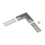 Hoek-connector voor LED strip profielen - Aluminium | MP350071A