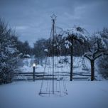 LED-kerstboom incl. paal - 2,10m - 170 warmwitte LEDs - 8 Strengen - IP44 | MP920013