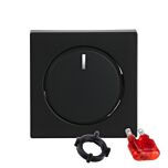 Busch-Jaeger Dimmerknop/Centraalplaat/Glimlamp - future® linear - Matzwart - 6540-885-102 | MP960055