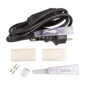 LED Lichtslang Aansluitset - 1,5m + einddop | MP220090