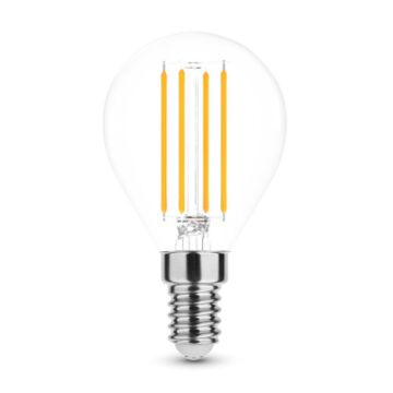 LED E14 Filament lamp - P45 - 3W - 10-30V - 2700K | MP011405