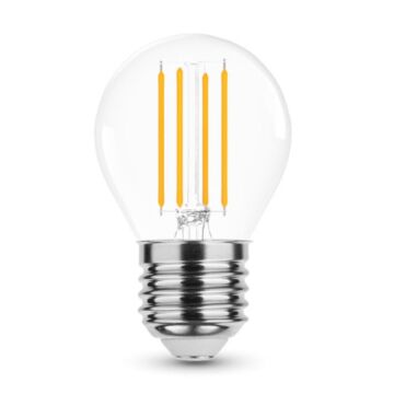 LED E27 Filament lamp - G45 - 3W - 10-30V - 2700K | MP012705