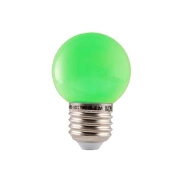 LED E27 lamp - G45 - 2 Watt - Groen - Waterdicht | MP012724