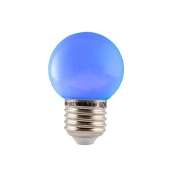 LED E27 lamp - G45 - 2 Watt - Blauw - Waterdicht | MP012725