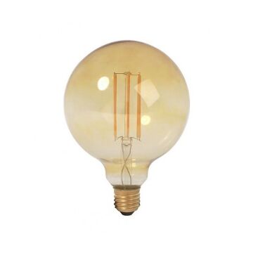 LED E27 Filament lamp - G95 - 6W - 2400K - Dimbaar - Amber | MP012745 | <ul class="list-style -check">
<li>700 Lumen</li>
<li>Extra warm wit (2400K)</li>
<li>Vervangt 60W</li>
</ul>
