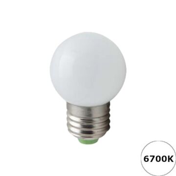 LED E27 lamp - G45 - 1 Watt - Wit - Waterdicht | MP012767