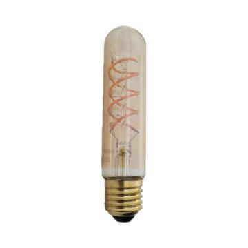 LED E27 Filament buislamp - T30 - 4W - 2200K - Dimbaar - Amber | MP012781