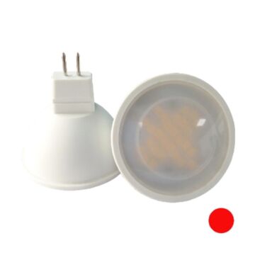 QUALEDY GU5.3/MR16 LED spot rood - 3W - 10-30VDC - dimbaar