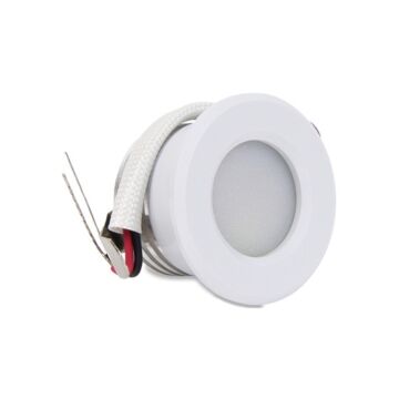 LED Mini Inbouwspot Phobos - 230V - 1,5W - 2700K - Ø37x26mm - Dimbaar - Wit | MP020040W