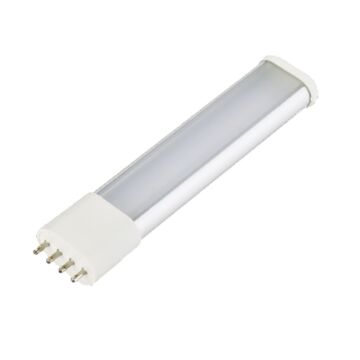 LED PL 2G7 - 5W - 8LEDs - 120° - 144mm | MP030017 | <ul class="list-style -check">
<li>380 Lumen</li>
<li>Warm wit/Wit</li>
<li>Vervangt 9-11W</li>
</ul>