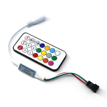 LED Digitale controller en 21 knops afstandbediening met 68 effecten | MP210022