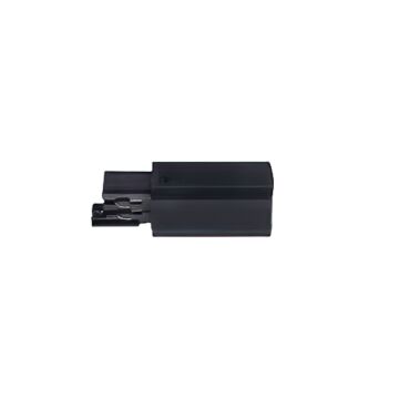 Voedingsconnector voor 3-fase spanningsrail - Zwart - Rechts | MP150043ZR