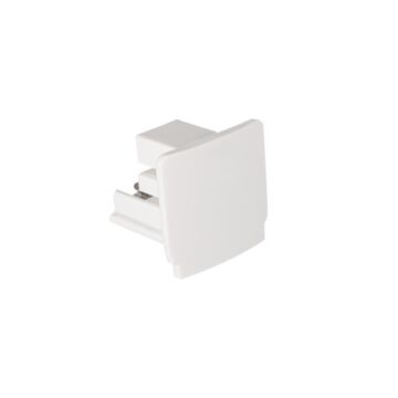 Eindkap voor spanningsrail 3-fase - Wit | MP150044W | <ul class="list-style -check">
<li>Voor 3-fase rail</li>
<li>Wit</li>
</ul>