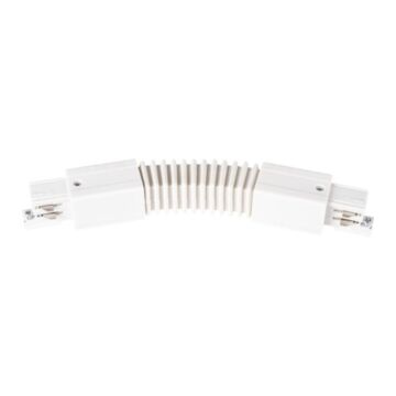 Flexibele connector voor spanningsrail - 3-fase - Wit | MP150046W