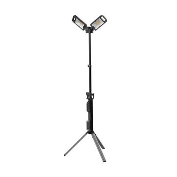 LED Werklamp - Twin Head - 2x30W - 5000Lm - Draadloos & Inklapbaar | MP160030