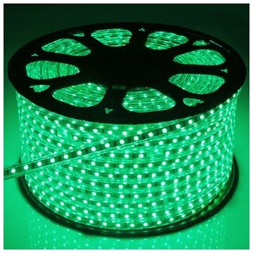 LED Strip 230V - Groen - IP66 - 60xSMD5050/m | MP210039B