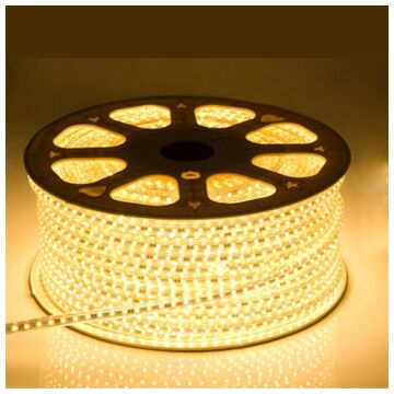 LED Strip 230V - Warm wit - 3000K - IP65 - 60xSMD5050/m | MP210107B