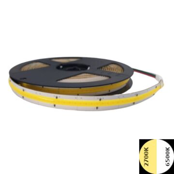 COB LED Strip 24V - CCT - 2700K-6500K - 576LED/m - 22W/m - 5m - IP20 | MP210131B