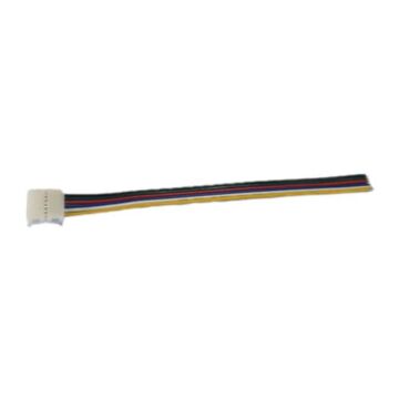 LED Strip 12/24V - RGB+CCT - Aansluitkabel - 6-pins - Clip-Open eind - 12mm | MP210134
