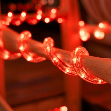 LED Lichtslang - Rood - 2,4W/m - IP65 - Gekleurd PVC