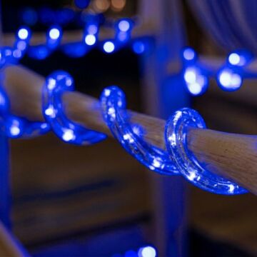 LED Lichtslang - Blauw - 3,2W/m - IP65 - Gekleurd PVC