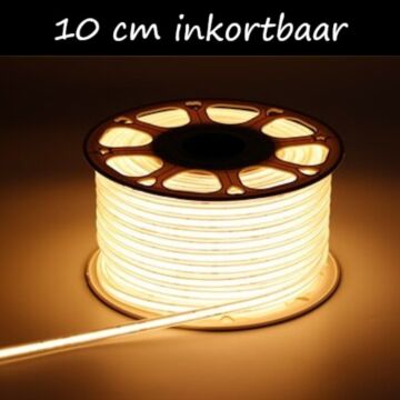 COB LED-strip 230V - Warmwit - Inkortbaar per 10cm - IP65 - Dimbaar | MP340030B