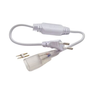 Optonica voedingskabel Neon Flex 230V - Single Color - 10x16mm - 50cm