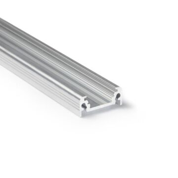 LED Strip Profiel Surface10 - Aluminium Glans - Opbouw - 20x8mm - 1 meter | MP350003AG1
