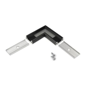 Hoek-connector voor LED strip profielen - Zwart | MP350071Z
