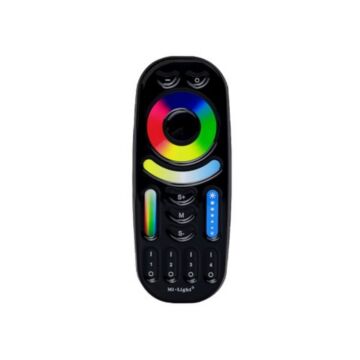 MiBoxer - RGB+CCT afstandsbediening - 4 Zones - Zwart - FUT092-B
