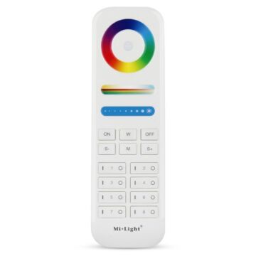 MiBoxer - RGB+CCT afstandsbediening - 8 Zones - Wit - FUT089 | MP890014W