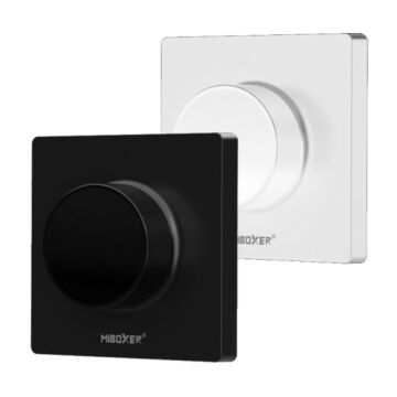 MiBoxer draadloze draaiknop wanddimmer - Dual white LED lampen - K1 | MP890019