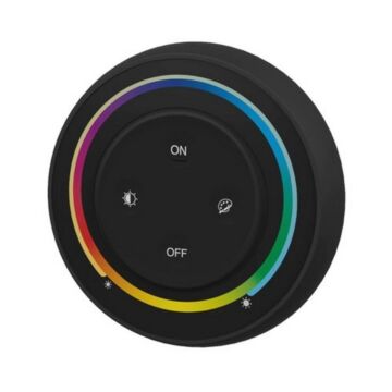 MiBoxer draadloze touch RGB+CCT afstandsbediening - Rond - Zwart - S2-B