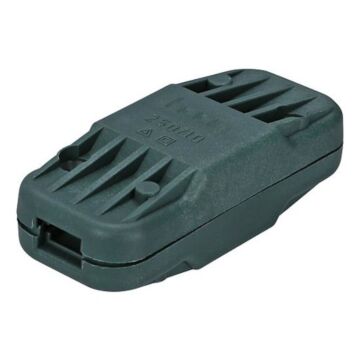 Verbinder voor platte prikkabel met trekontlasting | MP900006 | <ul class="list-style -check">
<li>Voor prikfitting E27</li>
<li>Kabelverbinder</li>
<li>Met trekontlaster</li>
</ul>
