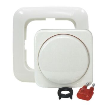 Busch-Jaeger Set met Afdekraam+Dimmerknop - Reflex SI - Alpinwit | MP960050S