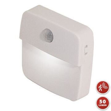 LED Bewegingssensor lamp op batterijen - 50Lm - 5000K - Magneet | MP980005