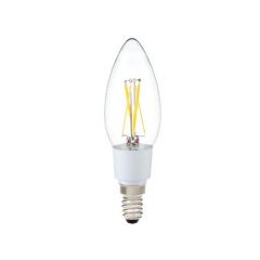 LED E14 Filament kaarslamp - 3,5W - 2700K - 385Lm | MP011413 | <ul class="list-style -check">
<li>385 Lumen</li>
<li>Warm wit (2700K)</li>
<li>Vervangt 15W</li>
</ul>