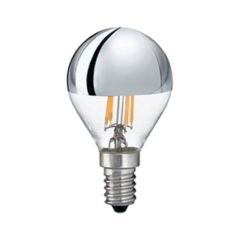 LED E14 Filament lamp - Kopspiegel - 4,5W - 2700K - Dimbaar | MP011430 | <ul class="list-style -check">
<li>400 Lumen</li>
<li>Warm wit (2700K)</li>
<li>Vervangt 35W</li>
</ul>