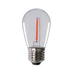 LED E27 ST45 Filament lamp - 0,9W - Rood - 20Lm | MP012785