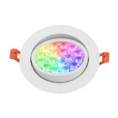 Smart LED Inbouwspot - 9W - RGB+CCT - Ø135mm - MiBoxer (FUT062) | MP020005 | <ul class="list-style -check">
<li>700 Lumen</li>
<li>Tinten wit (2700K-6500K) + Kleur (RGB)</li>
<li>Werkt met afstandbediening of App</li>
</ul>