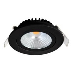 LED Inbouwspot Slimfit - 5W - 2700K - Zwart - Dimbaar | MP020033Z | <ul class="list-style -check">
<li>450 Lumen</li>
<li>Warm wit (2700K)</li>
<li>Vervangt 50W</li>
</ul>