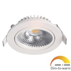 LED Inbouwspot Slimfit - 5W - Wit - Dim-to-Warm