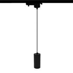 LED Rail Hanglamp met vervangbare GU10 - 1-fase - Zwart | MP150060Z | <ul class="list-style -check">
<li>Vervangbare GU10-spot</li>
<li>Zwart</li>
<li>1-fase</li>
</ul>